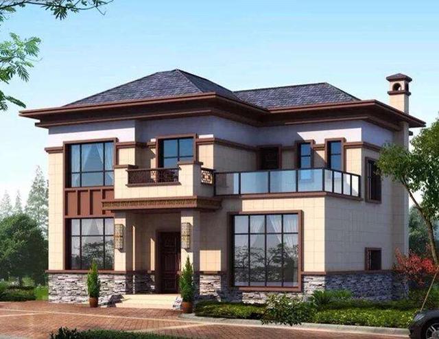 12X10米兩層自建房屋設計圖，喜歡的收藏啦