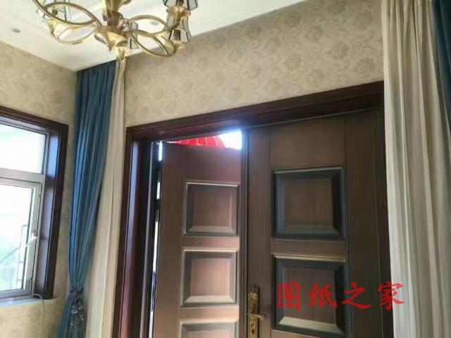 農村兄弟自建雙拼別墅實景圖，全村都拍手叫好