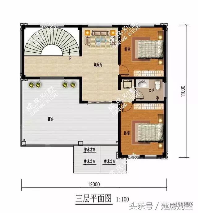 5款開間12米的別墅設計圖方案，2026年很受歡迎
