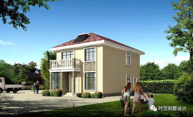 20萬就能建的小戶型二層別墅圖，就20萬你沒看錯哦