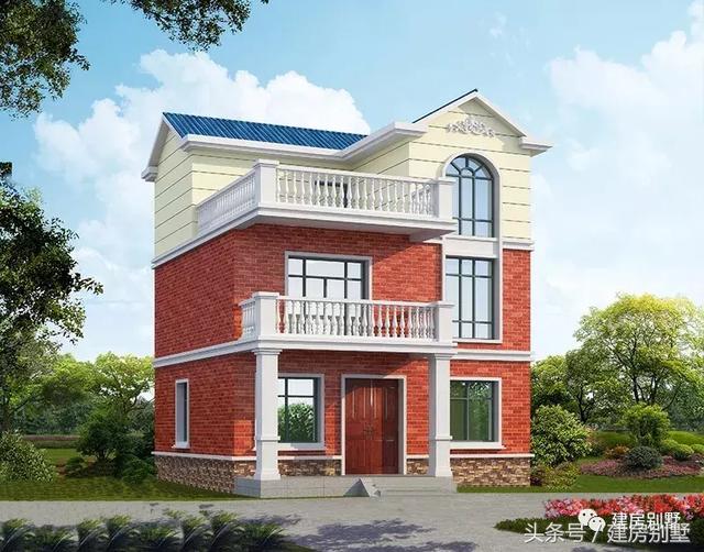 3款小開間別墅設計方案圖，小開間這樣建才好看