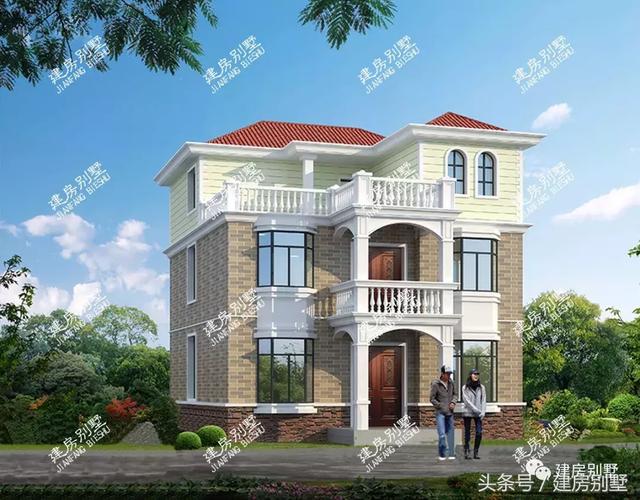 3款小開間別墅設計方案圖，小開間這樣建才好看