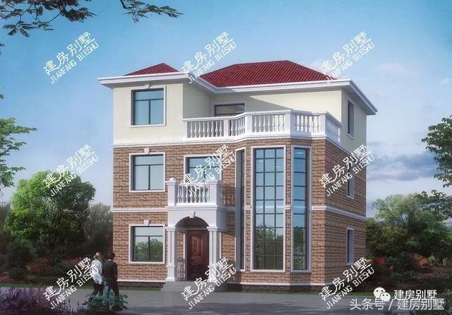 2款造價40萬的三層別墅設計方案，農村建超值