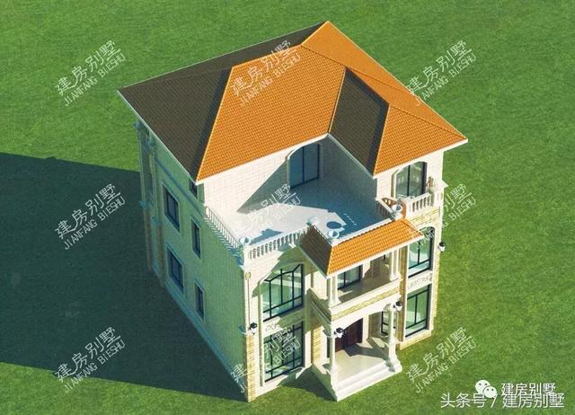 2款造價40萬的三層別墅設計方案，農村建超值