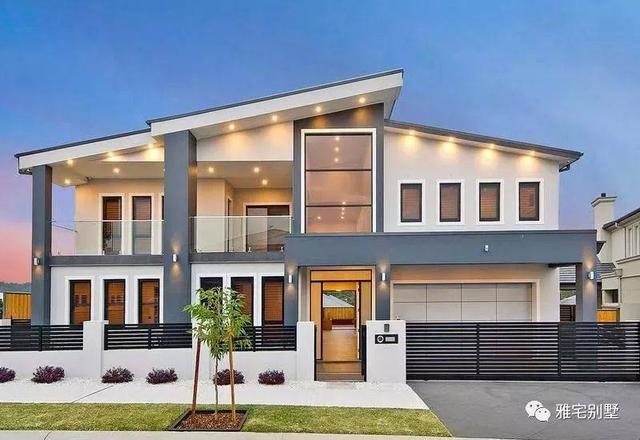26套現代風格別墅效果圖片，隨便建哪一款都讓人羨慕