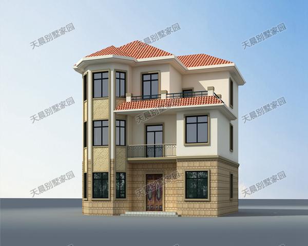 3套經濟省錢的三層自建房方案，雖然簡單，但很美觀