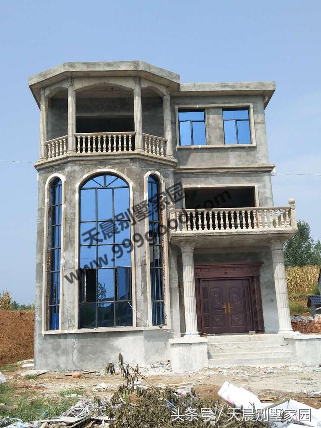 3套經濟省錢的三層自建房方案，雖然簡單，但很美觀