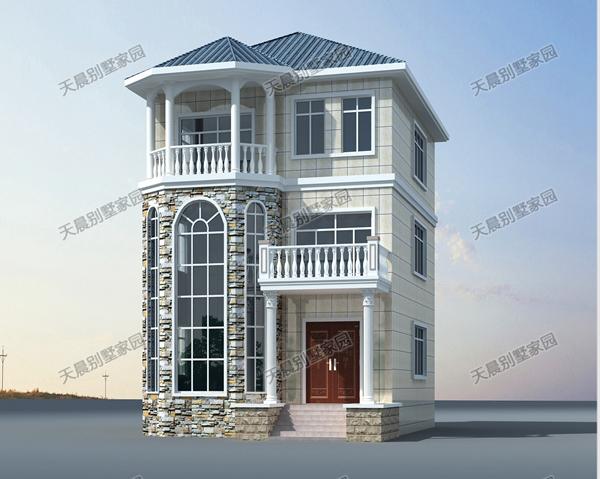 3套經濟省錢的三層自建房方案，雖然簡單，但很美觀