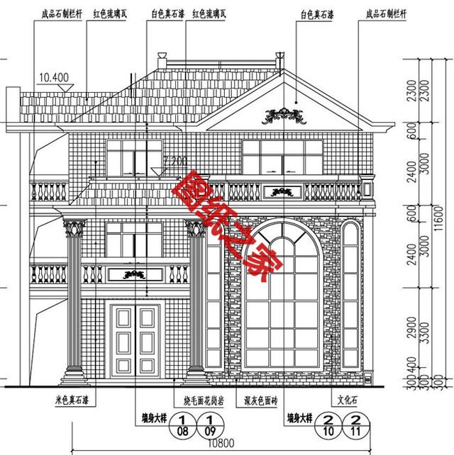漂亮的農(nóng)村三層別墅圖，表哥家建好說對(duì)象來了一排