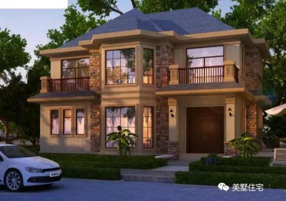 五款30萬搞定的二層別墅設計方案，帶戶型圖