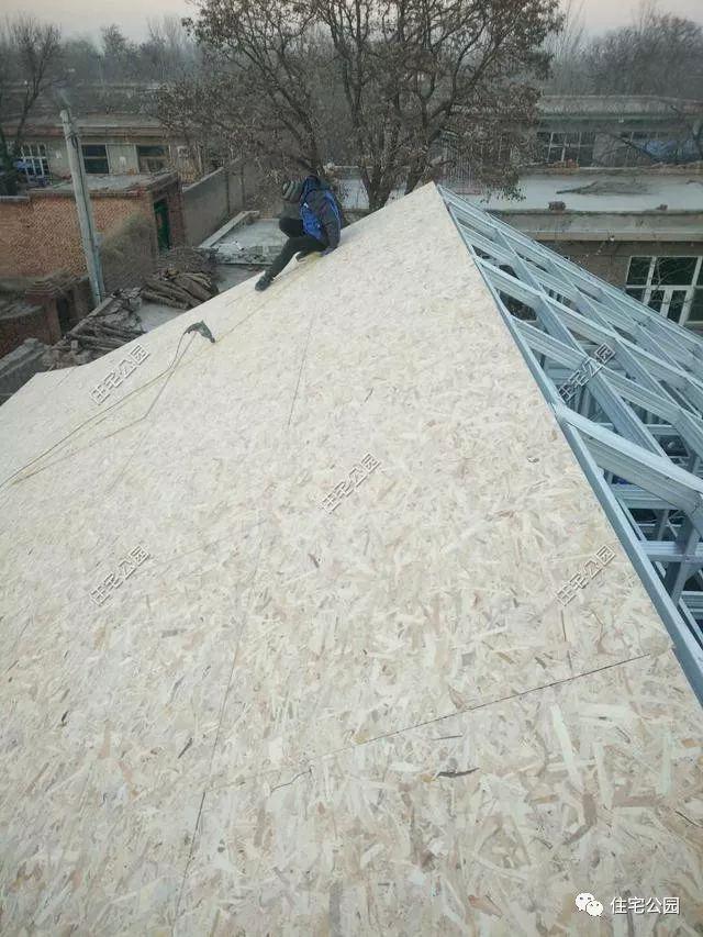 實拍一層輕鋼結(jié)構(gòu)施工過程，附平面戶型圖