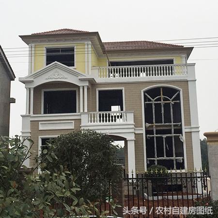 11×12米三層農村別墅設計方案圖，附3個實拍案例