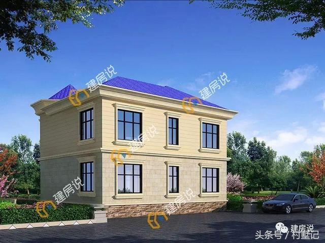 4款人見人愛的二層別墅設計圖，附方案戶型圖