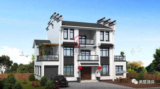 看來看去，還是徽派中式的自建房越看越美