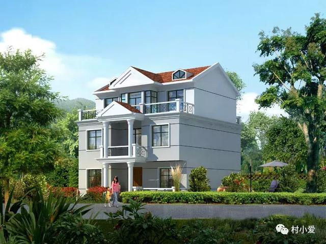 11x10米農(nóng)村三層自建樓房設(shè)計(jì)圖，30萬內(nèi)搞定