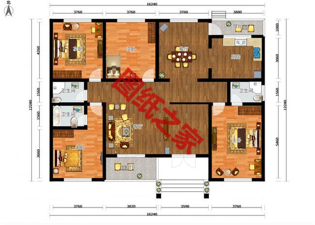 3款一層別墅設(shè)計(jì)圖方案，人見人愛