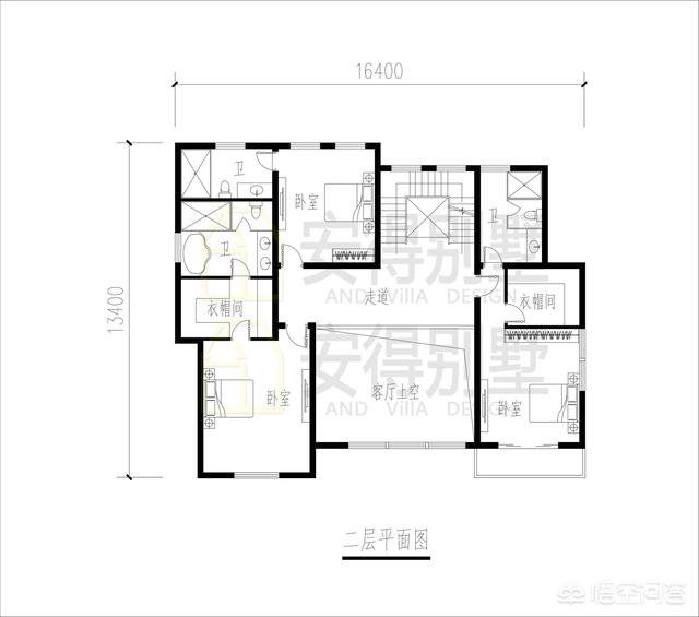 10米*9米農村自建房，2層美式風格別墅圖怎么設計？