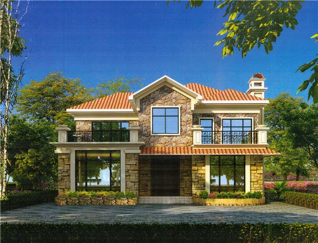 20萬農村自建二層樓房設計圖，看完借錢都想建