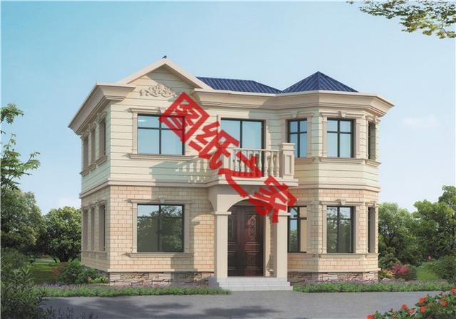 20萬農村自建二層樓房設計圖，看完借錢都想建