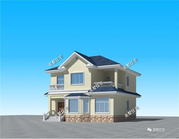 3款30萬預算的二層小別墅設計圖，外觀美，戶型實用