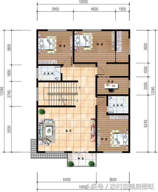 5款帶車庫的農村別墅設計圖，有車的方便啦