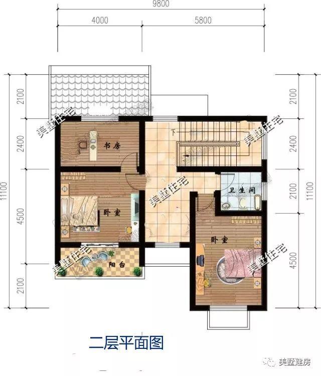 兩套小型二層住宅設計圖，15萬元建起來你信嗎？