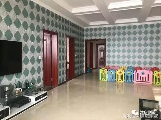 農村簡單二層住宅實拍圖，附室內裝修，造價低