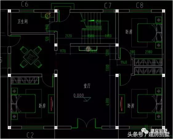 農村簡單二層住宅實拍圖，附室內裝修，造價低