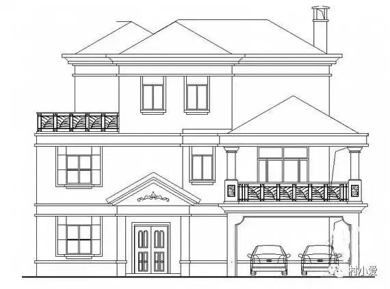 15x16m復(fù)式客廳三層房屋設(shè)計圖，大氣，美觀