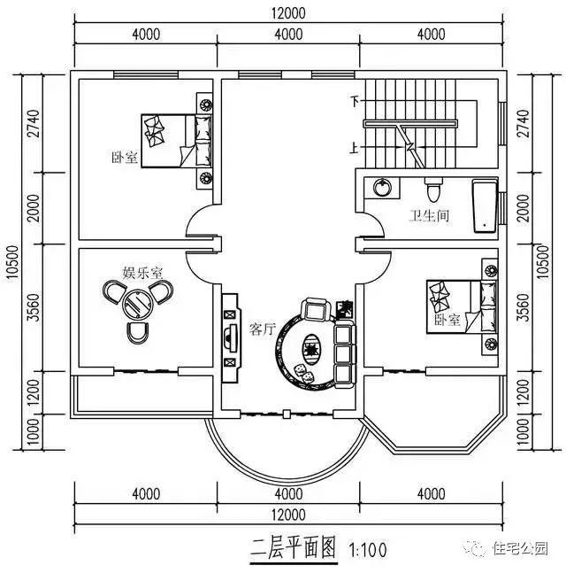 3套造價40萬的三層別墅設計圖，附戶型方案圖