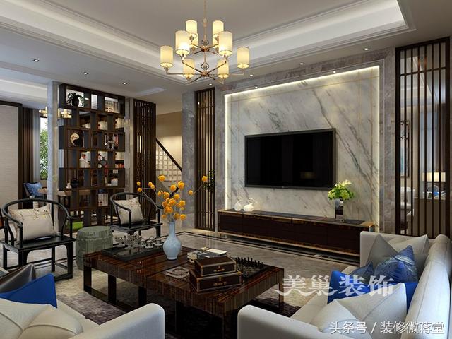 古典中式風(fēng)格別墅裝修實(shí)拍，格調(diào)高雅布局精美