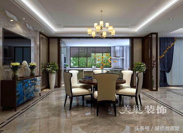 古典中式風(fēng)格別墅裝修實(shí)拍，格調(diào)高雅布局精美