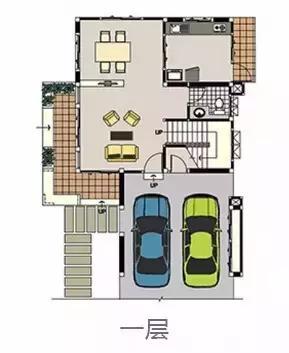 8米開間現代風格二層小別墅圖，漂亮、時尚