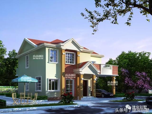 11×11米二層農村小別墅設計方案圖，布局經濟又實用