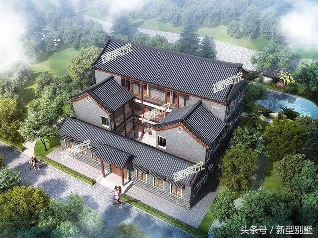 15款中式別墅設(shè)計(jì)效果圖片，低調(diào)、奢華，古香古色