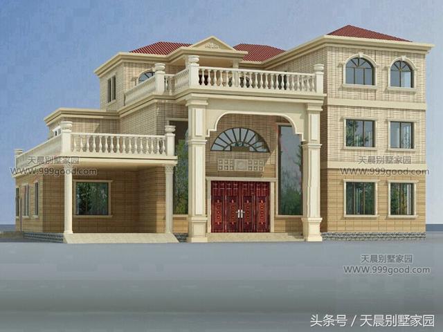 2款農村豪宅設計方案圖，氣派、有面子