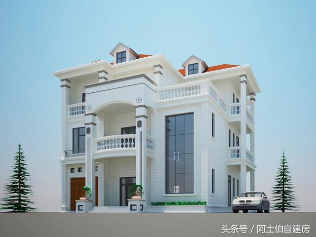 13X13米的三層別墅別墅設計圖，有50萬我肯定建