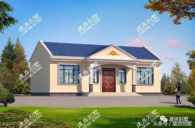 4款經典漂亮的一層別墅戶型圖，建起來太漂亮了