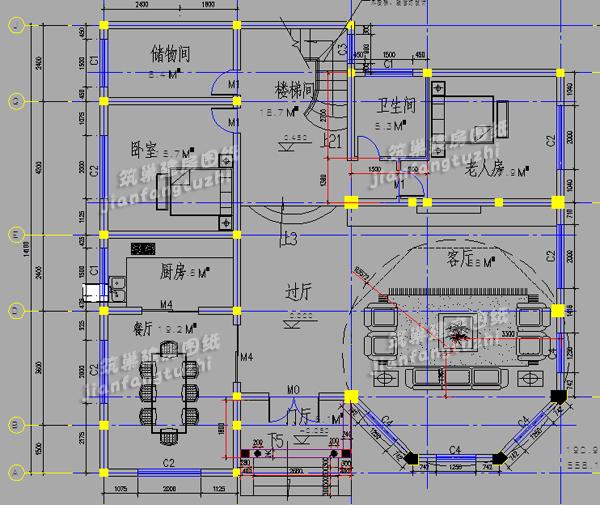 14x14米三層獨棟農村歐式別墅設計方案，附建好的照片