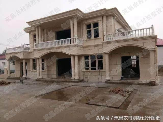 360㎡帶地下室二層農村自建別墅方案，讓城里人羨慕吧