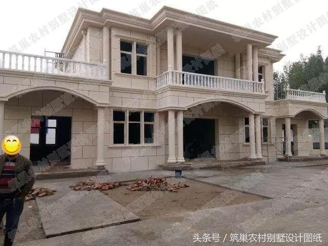 360㎡帶地下室二層農村自建別墅方案，讓城里人羨慕吧