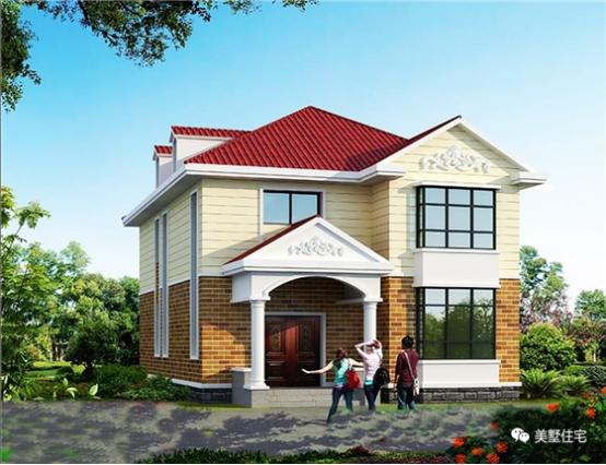 3套經典二層小樓設計圖，款款漂亮、實用