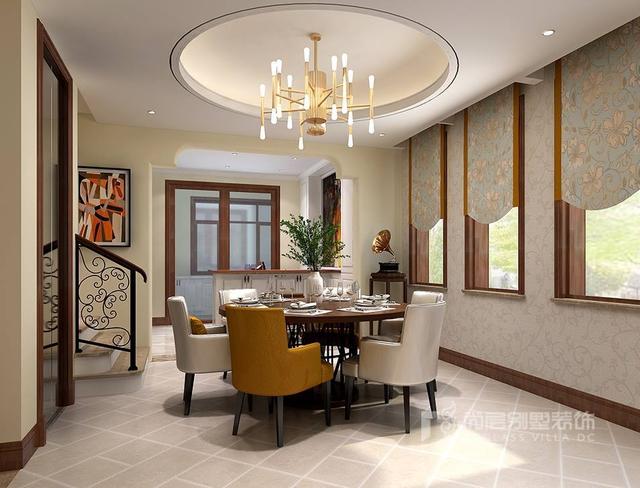 現(xiàn)代美式別墅裝修設(shè)計案例圖，溫馨、優(yōu)雅