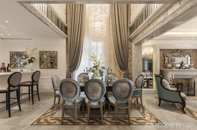 法式別墅裝修設計案例實拍，高貴、奢華、浪漫