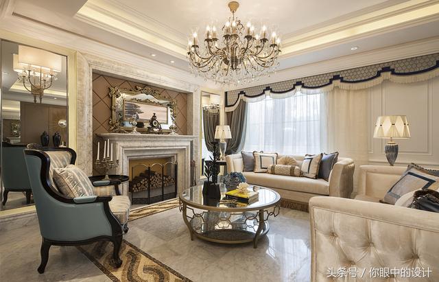 法式別墅裝修設計案例實拍，高貴、奢華、浪漫