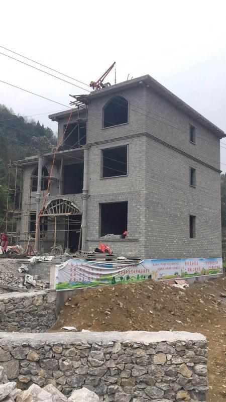 12x12農村三層樓房設計圖，帶建好的實拍照片