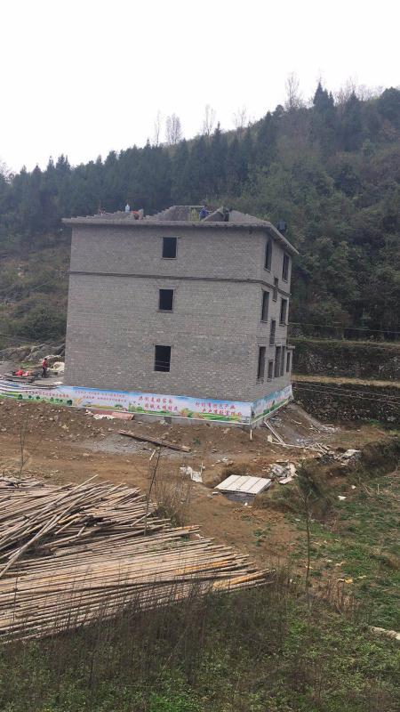 12x12農村三層樓房設計圖，帶建好的實拍照片