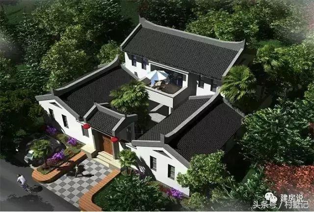 四合院別墅這樣蓋才好看，蓋好能傳幾代