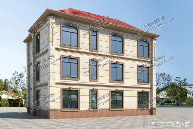 15*13米三層自建別墅方案圖，看起來高端、上檔次