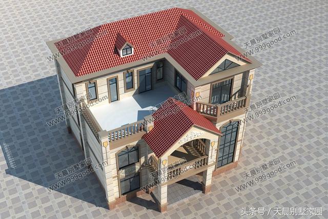 15*13米三層自建別墅方案圖，看起來高端、上檔次